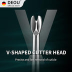 DEOU Cuticle Pusher Dead Skin Remover Stainless Steel dead skin fork cuticle - Image 4