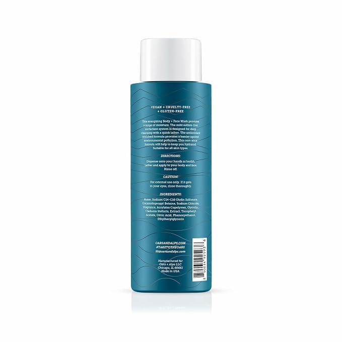 Oars + Alps Body Wash for Men, Mens Body Wash & Face Cleanser - Image 2