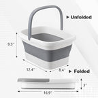 Collapsible Foot Bath Basin for Soaking Feet, Portable Foot Soak Tub - Image 3