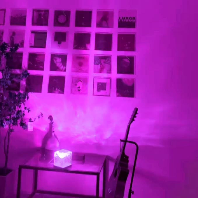 Aurora Ocean Wave Lights Projector, 16 Colors 4 Modes Cube Color Changing Light - Image 8