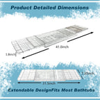 Large Capacity Adjustable Bath Tub Tray - Image 6
