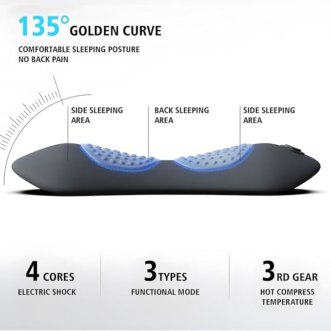 3 in 1 Electric Massage Lumbar Pillow, Equipped - Image 3