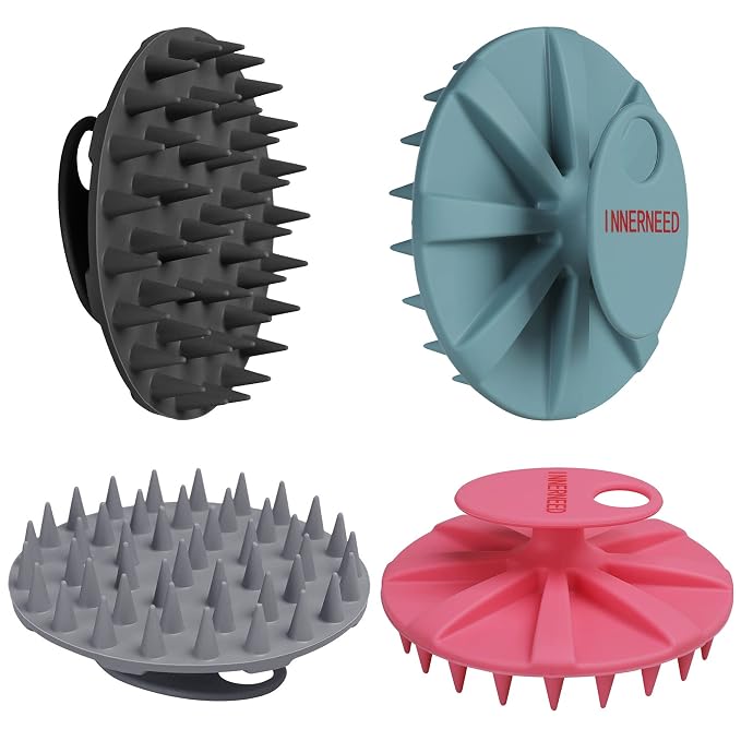 INNERNEED Scalp Massager Shampoo Brush, Wet & Dry Manual Scalp Care Head by INNERNEED