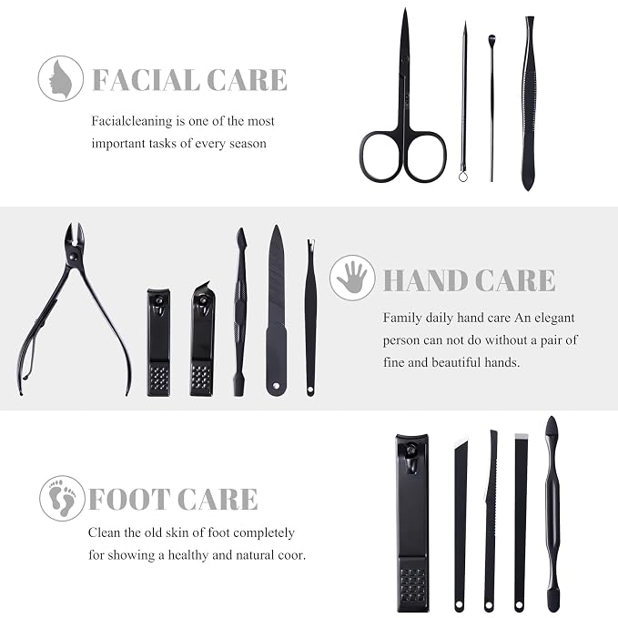 High Precision Stainless Steel Nail Clippers Set - Image 2