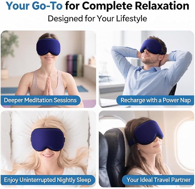 3D Cooling Gel 6oz Weighted Eye Mask - Image 6