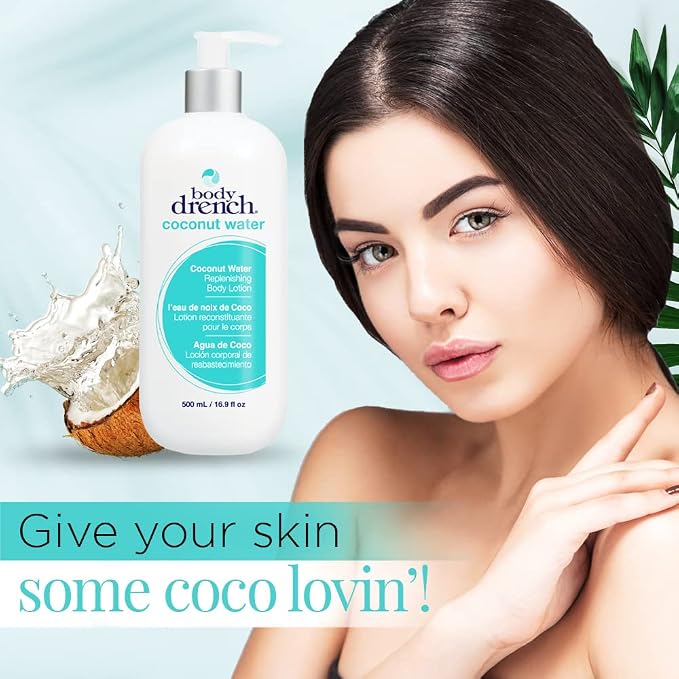 Body Drench Body Lotion for Women, Coconut Water – Hydrating Coconut Lotion for - Image 3
