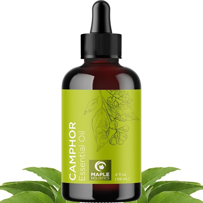 Pure Undiluted Camphor Essential Oil by MapleHolistics