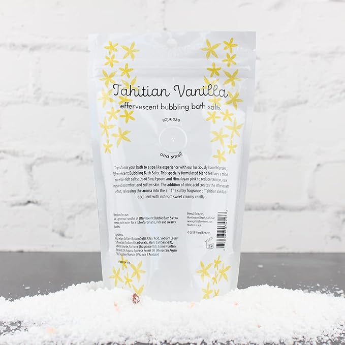 Primal Elements Detoxifying Sea Salt Soak, Bubbling Aromatherapy Salts - Image 5
