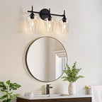 MOKATNG 3-Light Bathroom Light Fixtures, 19.5 Inch Bathroom Lighting Fixtures - Image 6