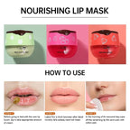 5PCS Bee Lip Balm Honey Pot，Mint&Juicy Peach&Watermelon&Cherry&Apple&Coconut - Image 7