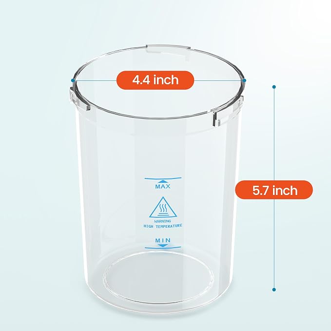 SalonDepot Water Jar for Facial Steamer Universal Plastic Water Cup - Image 2