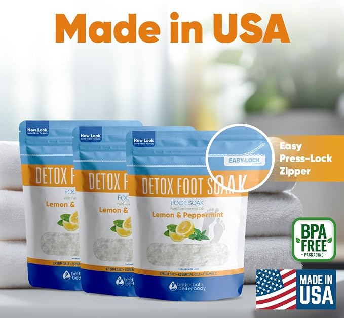 Detox Foot Soak Epsom Salt Soothing Soaks and Athlete's Foot Detox - Image 7
