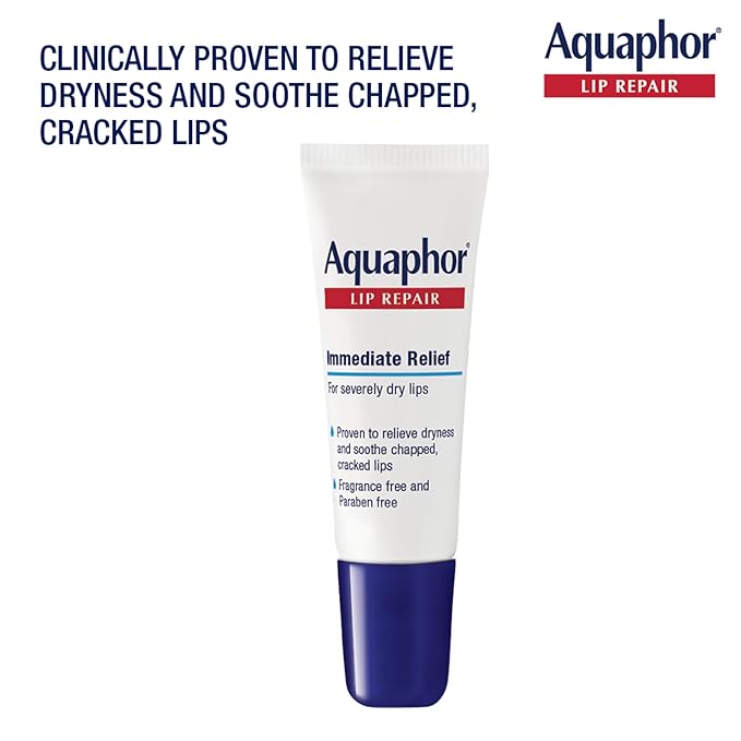 Aquaphor Lip Repair Ointment, Moisturizing Lip Balm Pack, Relieves Dryness - Image 2