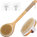 TEMEAYE Dry Brushing Body Brush Sets Wooden Handle Combined by TEMEAYE