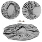 ELEBOX 4 Pack Premium Collection Super Jumbo Shower Cap Extra Large Shower Caps - Image 5