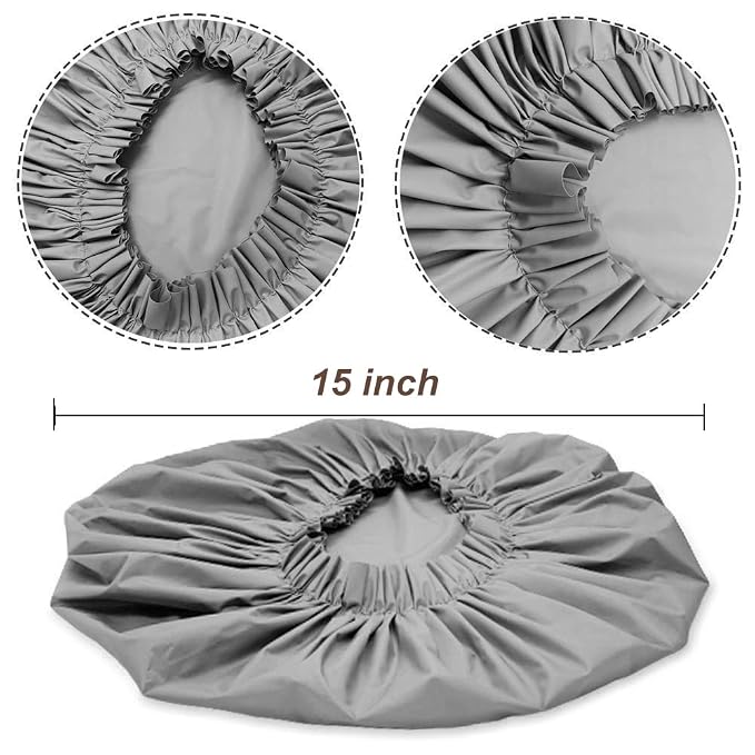 ELEBOX 4 Pack Premium Collection Super Jumbo Shower Cap Extra Large Shower Caps - Image 5