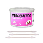Pointed Tip Cotton Swabs, Double Precision Tips by SUIZWMOU
