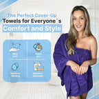 Infinitee Xclusives 100% Cotton Luxury Bath Towels Set of 2 - Image 4