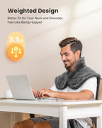iDOO Heating Pad for Neck and Shoulders and Back for Pain Relief, Mothers Day - Image 2