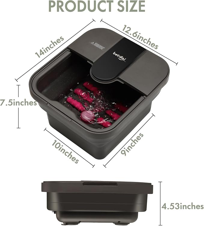 Beinilai Collapsible Foot Spa Bath - Image 7