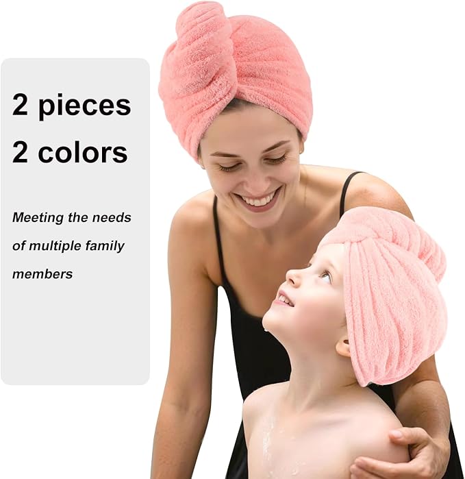 Microfiber Hair Drying Towel Wrap - Image 5