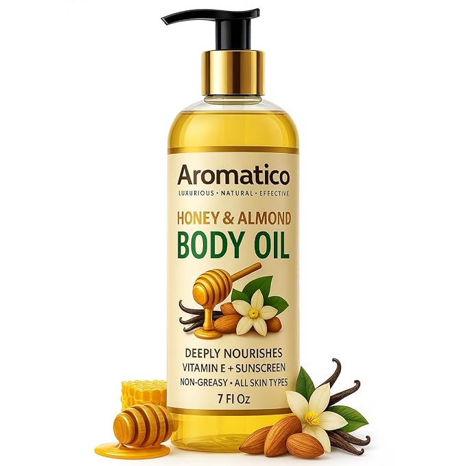 Aromatico Honey & Almond Body Oil by Aromatico