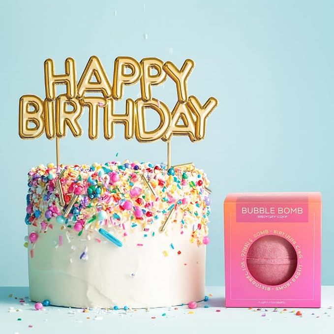 Birthday Cake Bath Bombs for Women, Girls & Kids - Image 7