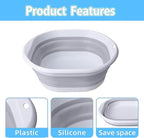 Portable Pool Foot Bath, Collapsible Pool Foot Wash Basin Tub, Foot Bath Basin - Image 4