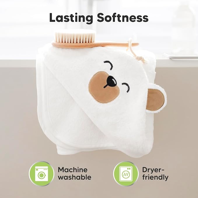 KeaBabies Hooded Baby Towel for Newborn - Image 6