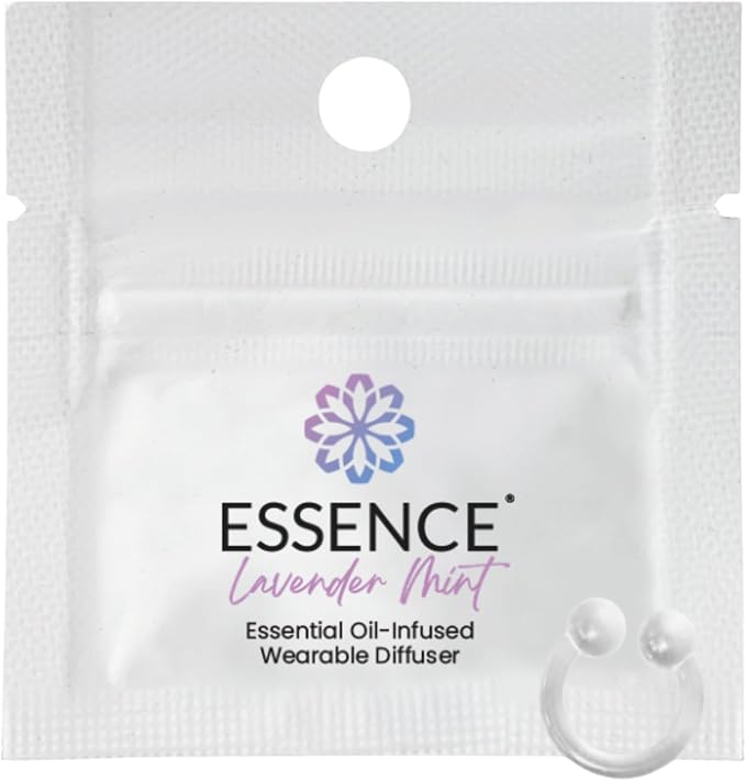 Essence Wearable Aromatherapy Nasal Diffuser – Lavender Mint Essential Oil Nose by Essence
