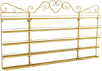 3PCS Wall-Mounted Nail Polish Racks, 5-Tier Metal Makeup Display Wall Shelf - Image 6
