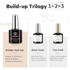 modelones 3 Pcs Top Coat Builder Nail Gel - Image 2