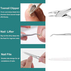 Pedicure Tools for Feet, Ingrown Toenail Treatment, Ingrown Toenail Removal Kit - Image 2