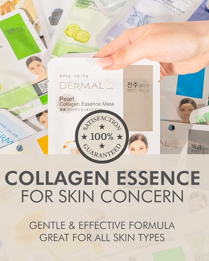 DERMAL 48 Combo Pack Made in Korea Facial Mask – 20+ Years of K-Beauty - Image 3