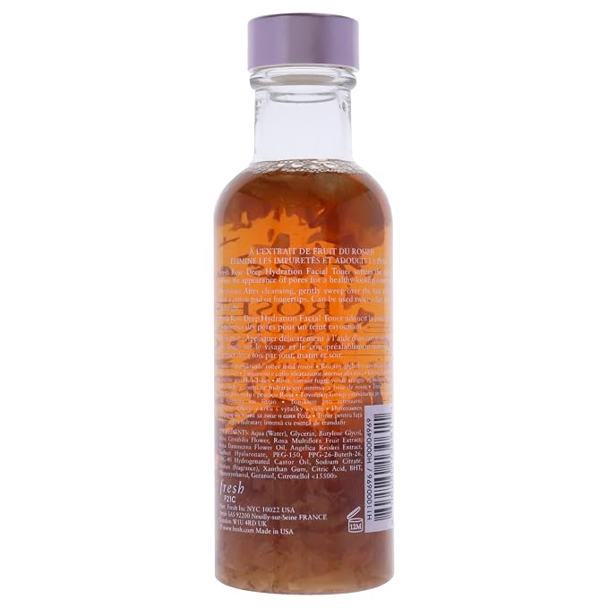Fresh Rose Deep Hydration Facial Toner Toner Women 3.4 oz - Image 2