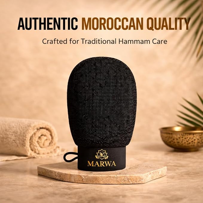 Moroccan Kessa Exfoliating Glove Rough – Deep Hammam Body Scrub Mitt by Dar - Image 7