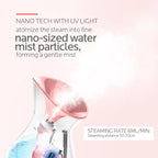 Colorfarm Facial Steamer Nano Ionic: Face Steamer Home Spa Kit Deep Cleaning - Image 4