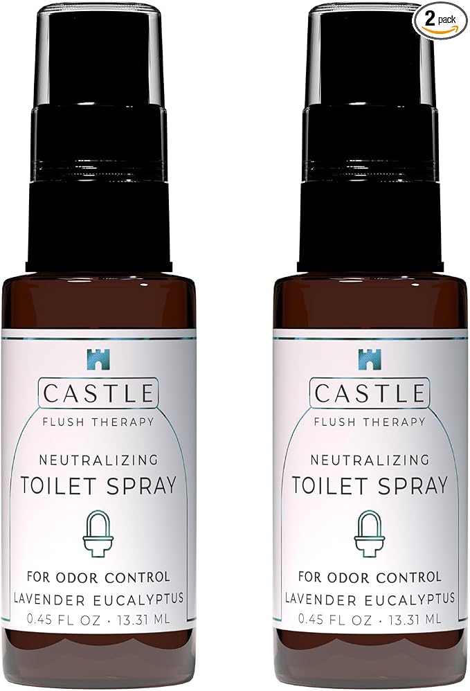 Castle Flush Therapy Neutralizing Toilet Spray | Odor Control: Mist Over the by CastleCompany