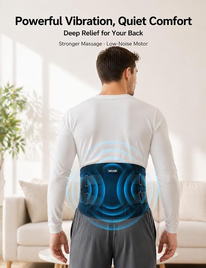 Cordless Heating Pad with Massager - Image 4