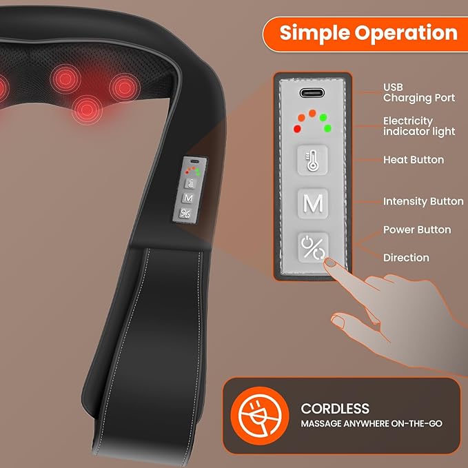 AMZPONY® Cordless Neck Massager - Image 6
