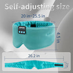 Sleep Mask Bluetooth 5.4 Headphones Soft Wireless Headband Eye Mask Blackout - Image 6