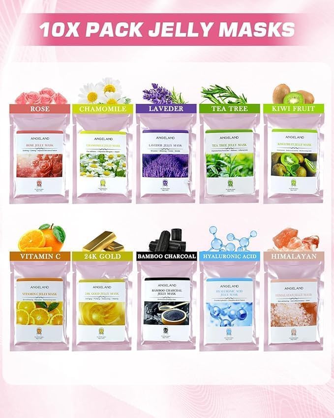 Jelly Mask for Facials Professional Natural Gel Masks - Image 3