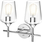 Ralbay Chrome Bathroom Light Fixtures 2-Lights - Image 2