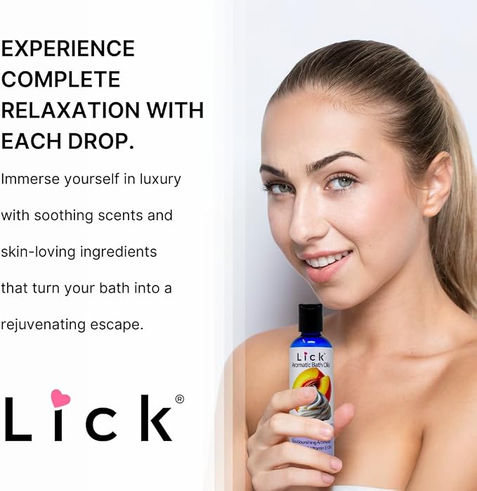 Lick Peaches and Whipped Ceam Aromatic Bath Oil - Image 4