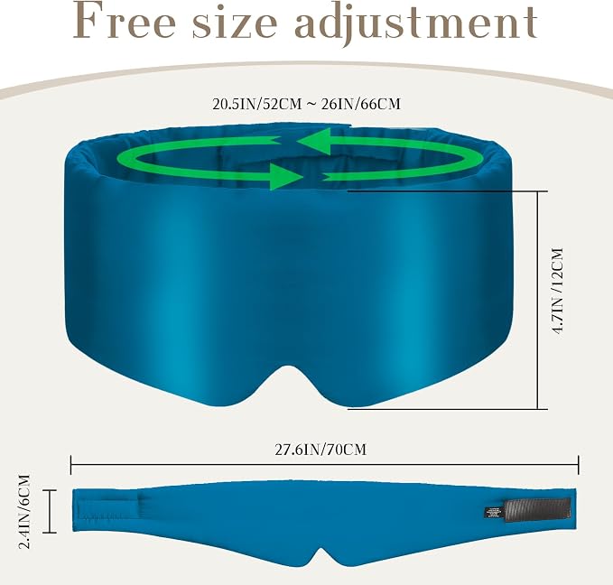 SECZIPE 100% Mulberry Silk Sleep Mask Eye Mask - Image 5