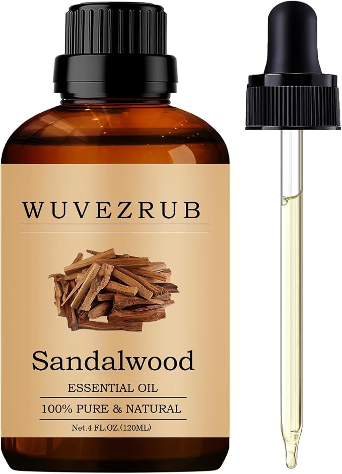 Sandalwood Essential Oils, 120ML Pure and Natural Essential Oil by WUVEZRUB