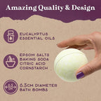 Purple Canyon Eucalyptus Bath Bombs - Image 3