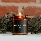 Sweet Water Decor Warm and Cozy Candle | Pine, and Fir Balsam Winter Scented - Image 6