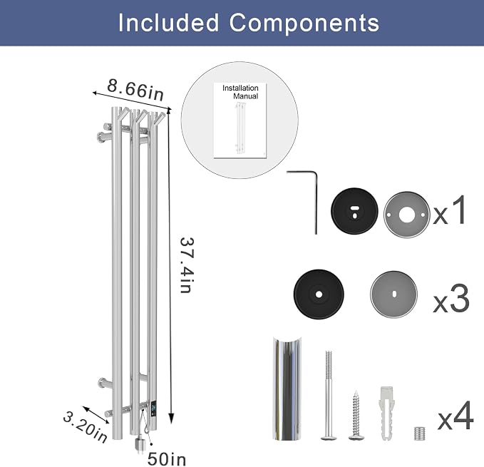 Electric Heated Towel Rack - Image 2