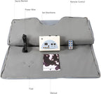 Sauna Blanket, 110V 650W Far Infrared Sauna Blanket Sauna Bag Body Shaper - Image 6